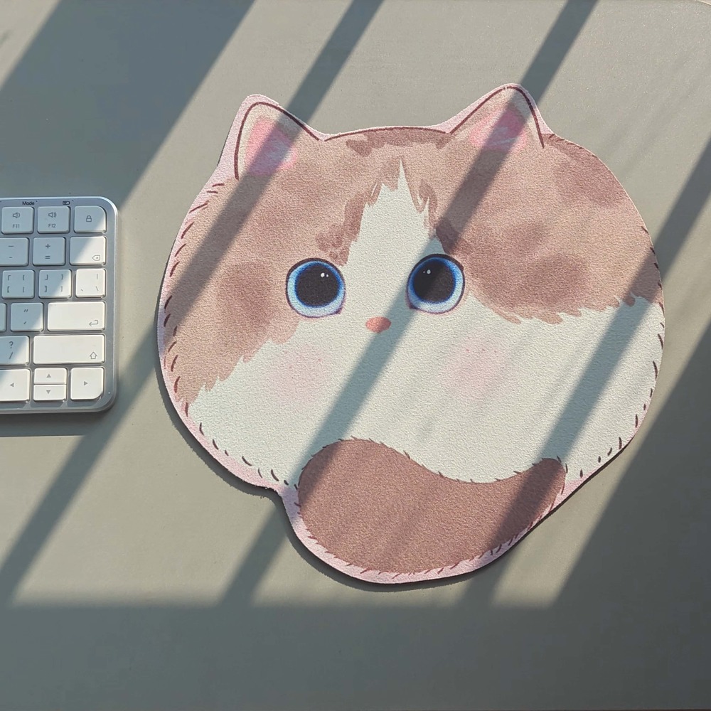 Desk Setup For Office - Kawaii Katzen-Mauspad, Niedliche Tier-Schreibtischunterlage, Weiches Großes