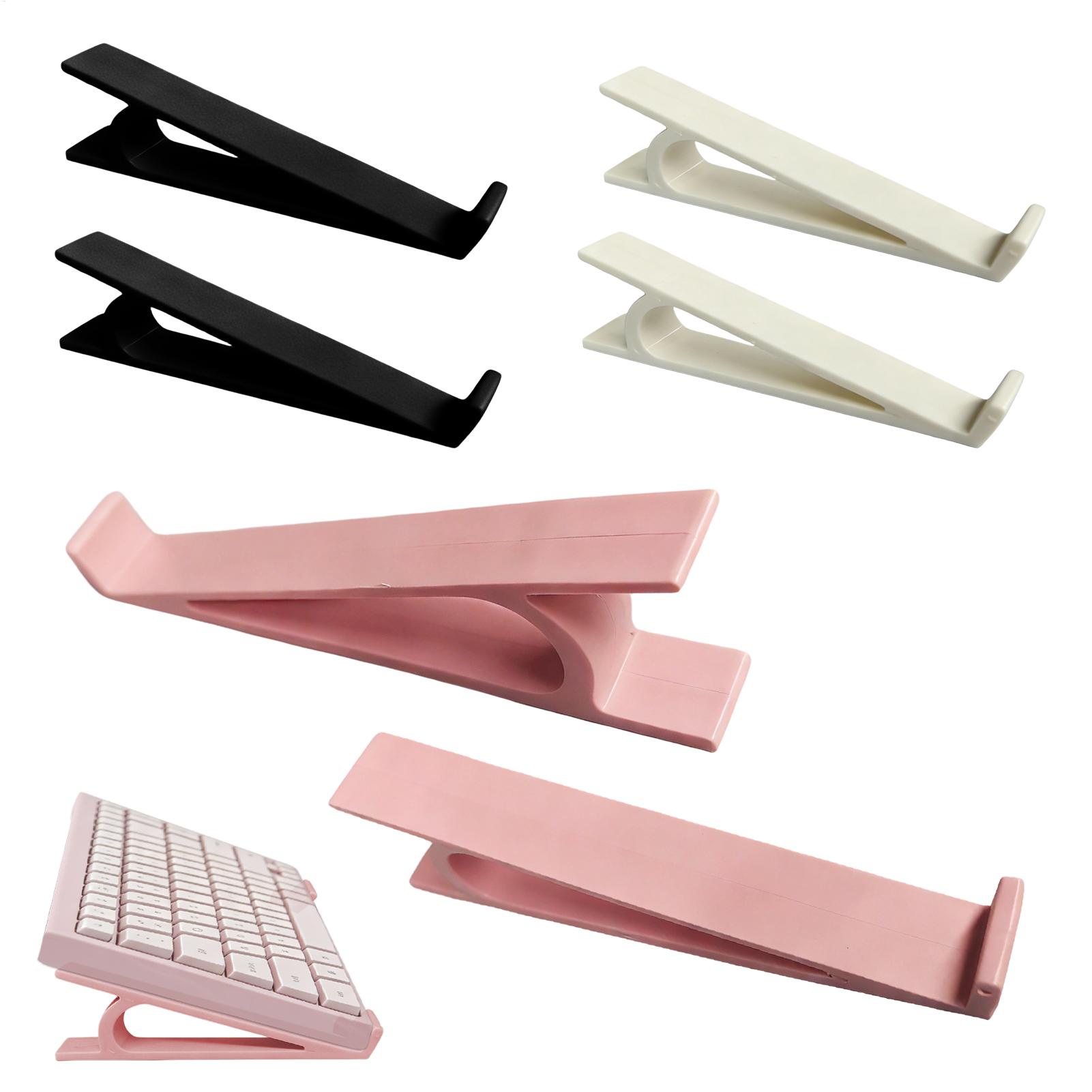 Desk Setup Ergonomic - Universeller Tastaturständer, 2 Stück/Paar, ergonomischer, rutschfester