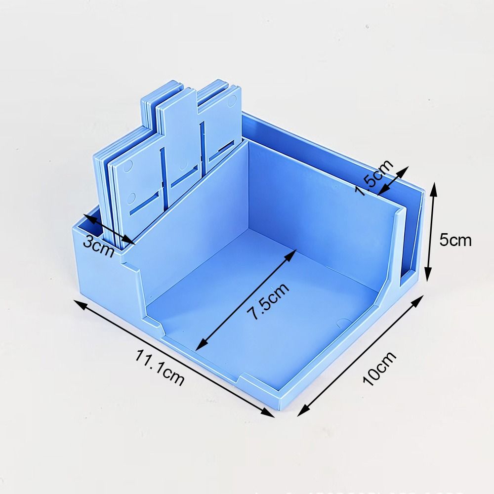 Sticky Memo Holder - Haftnotizen-Aufbewahrungswerkzeuge, Haftnotizen-Halter-Set, Strichzeichnung, Vorlage, Spender, Haftblöcke,