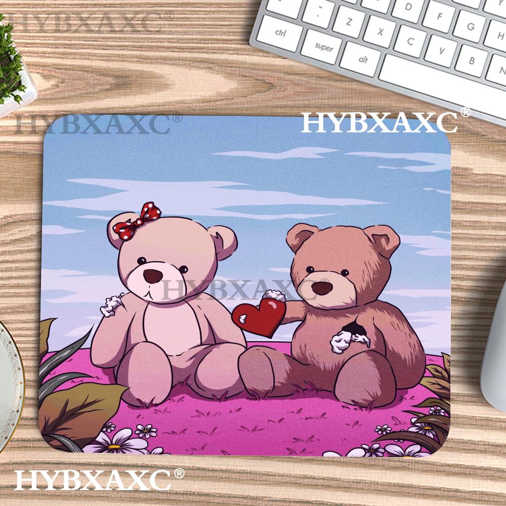 Work Desk Home Setup - HYBXAXC Niedliches Retro-Paar Teddybär Liebesherz Kleine