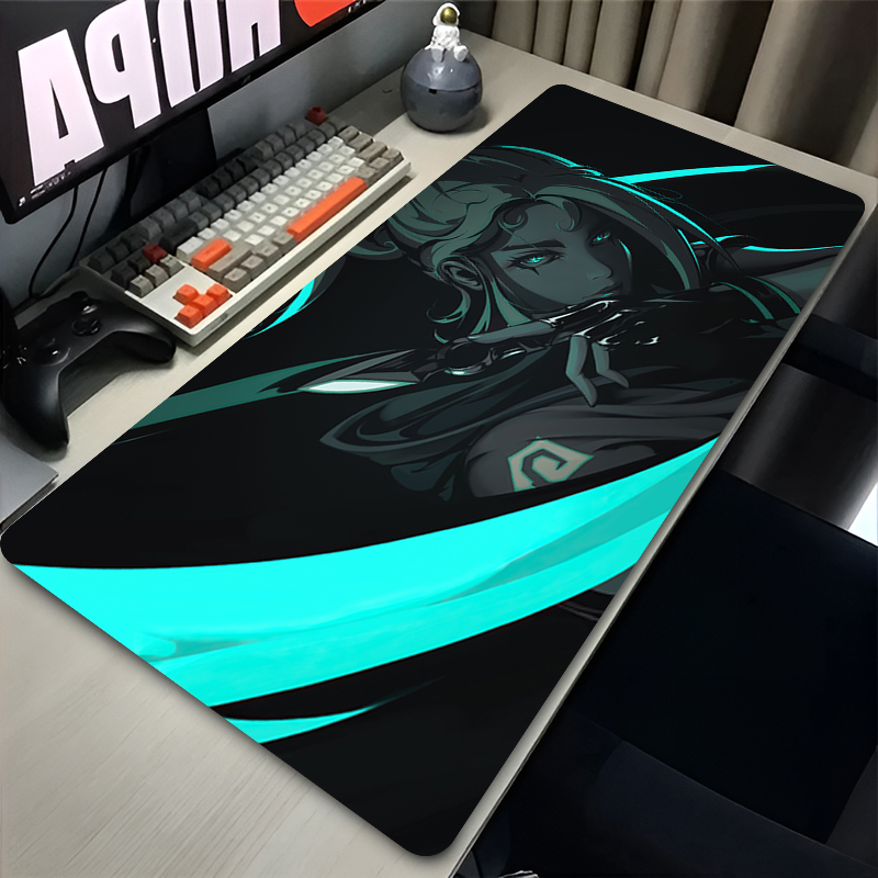 Desk Setup Ergonomic - Mauspad Hot Game Valorant Jett XXL
