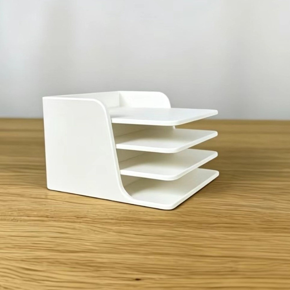 Sticky Memo Holder - Stapelbarer Haftnotizhalter mit Schichtunterteilung, stabile Basis,