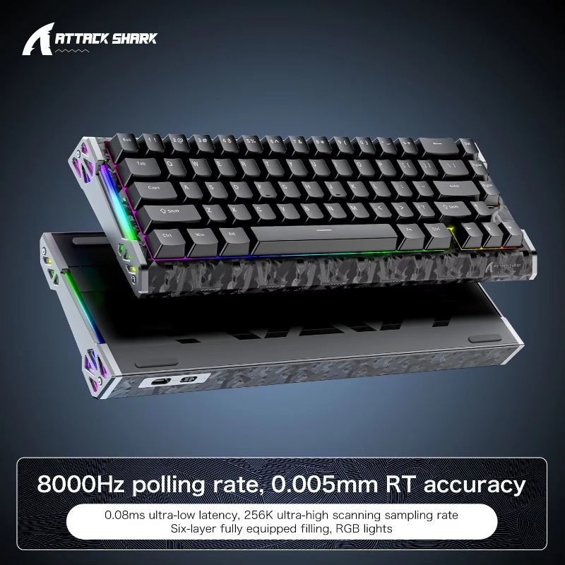 Attack Shark für R86 HE Carbon – Desk Setup Pegboard Bewertung und Preis