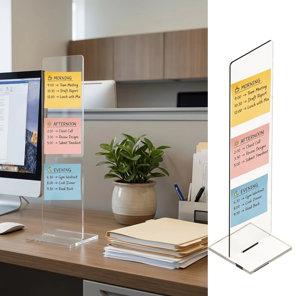 Langlebige Acryl-Memo-Tafel, a – Sticky Memo Holder Bewertung und Preis