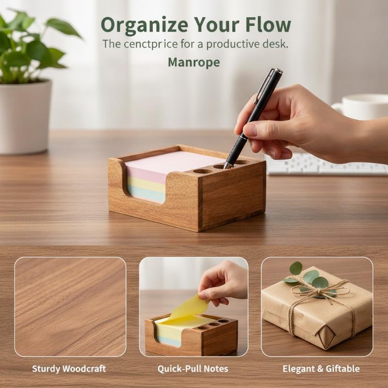 Schreibtisch-Organizer aus Hol – Sticky Memo Holder Bewertung und Preis