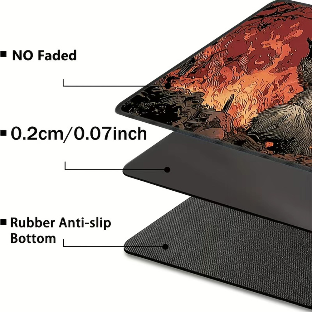 1 Stück „Raccoon in Flames“ MT – Desk Setup Dark Bewertung und Preis