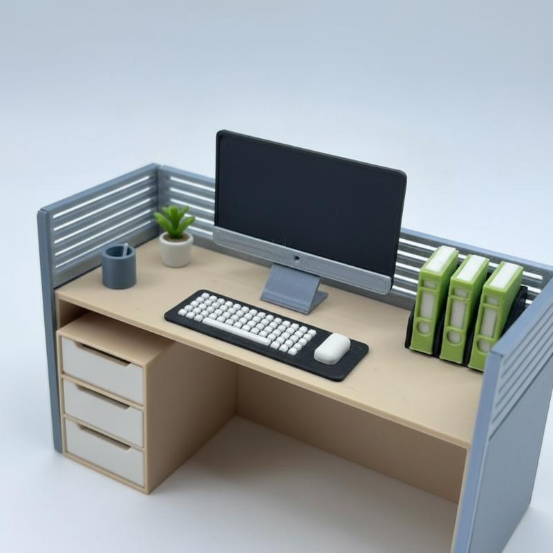 Realistisches Mini-Desktop-Com – Desk Setup Photo Bewertung und Preis