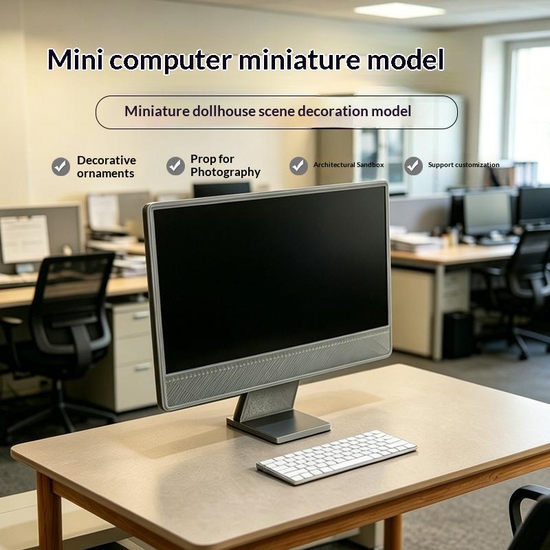 Realistisches Mini-Desktop-Com – Desk Setup Photo Bewertung und Preis
