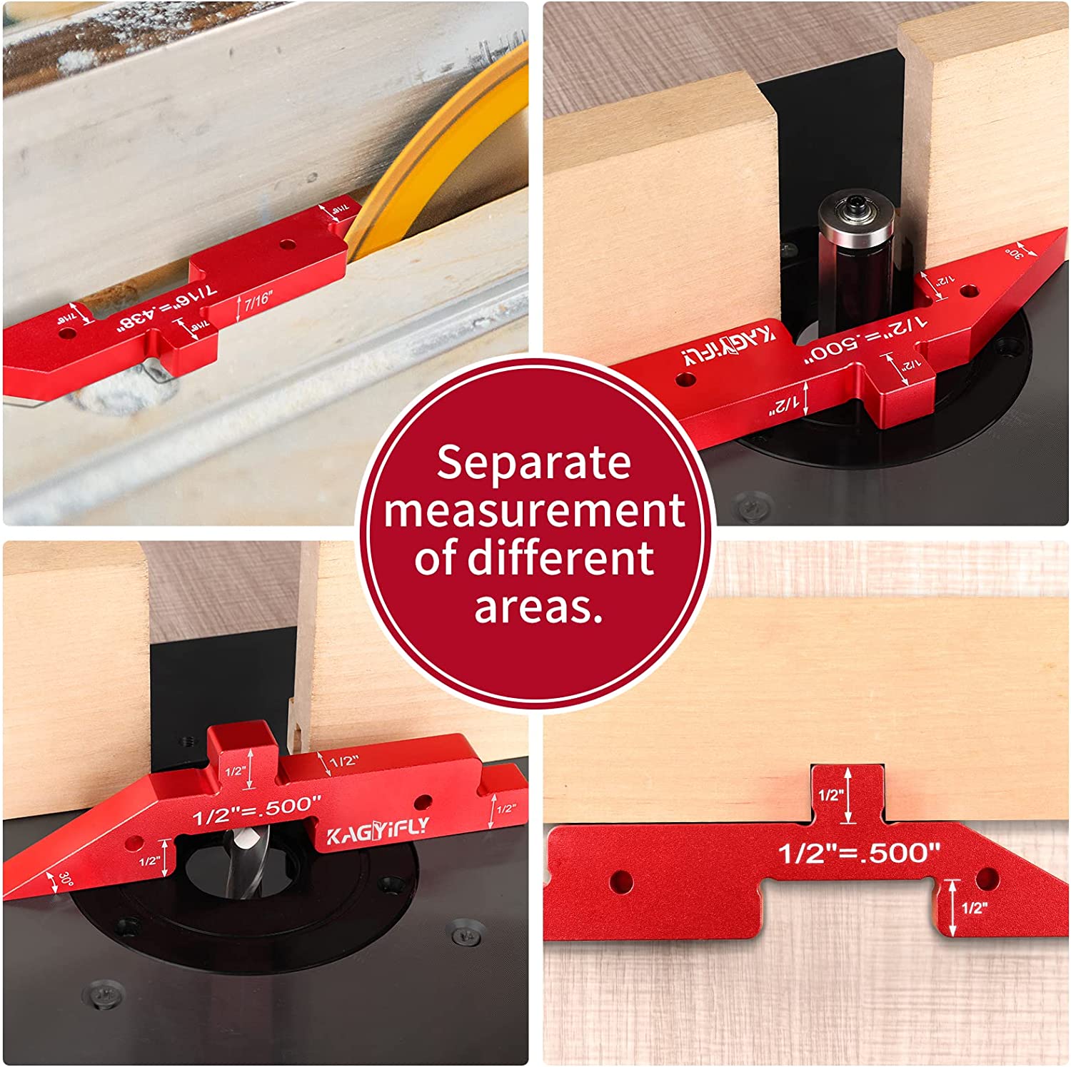 Frästisch-Setup-Stangen, 7-tei – Desk Setup Pegboard Bewertung und Preis
