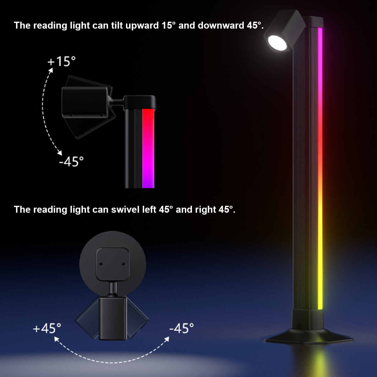 Smarte LED-Lichtleiste RGB mit – Desk Setup Art Bewertung und Preis