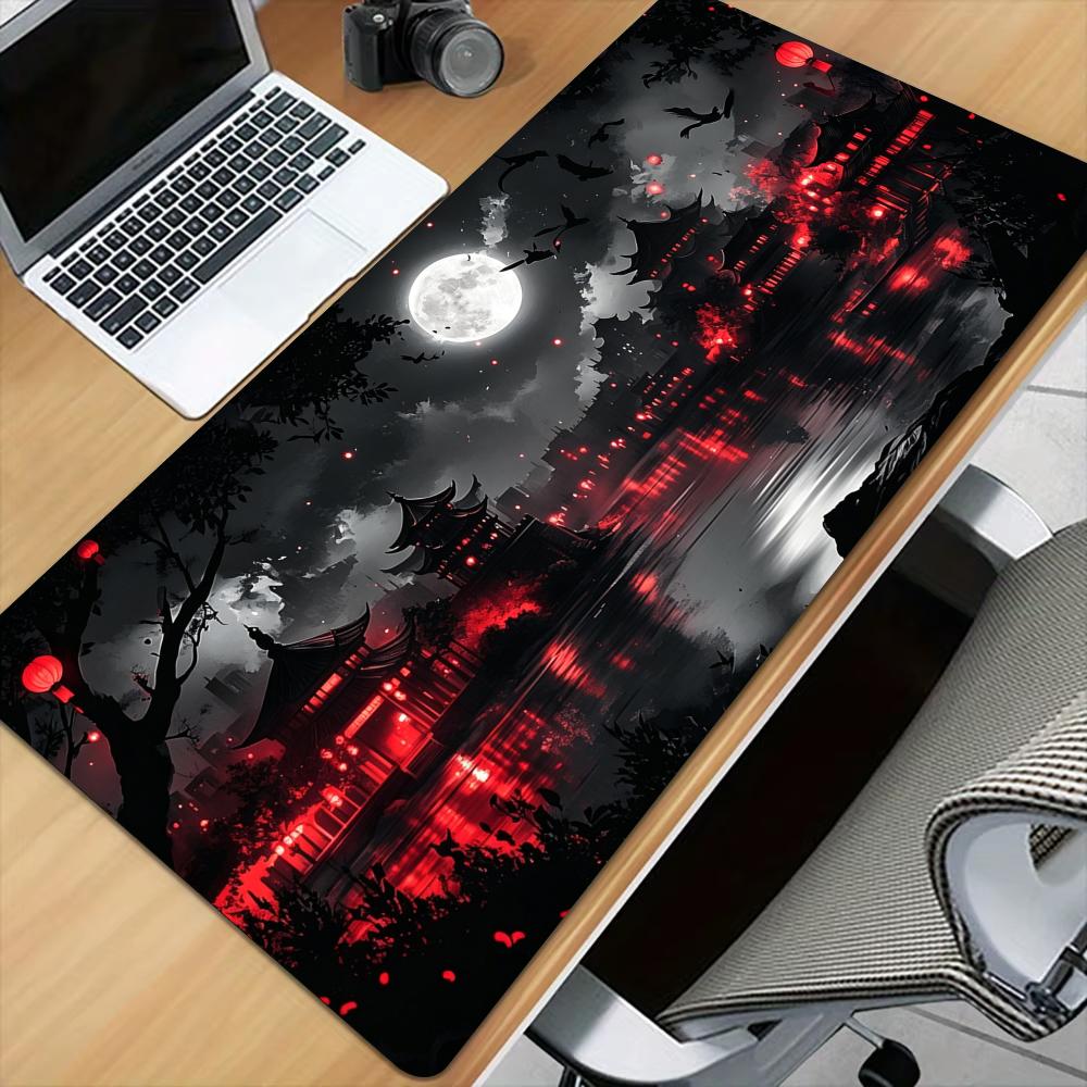 Mauspad mit düsterem Fantasy-L – Desk Setup Dark Bewertung und Preis